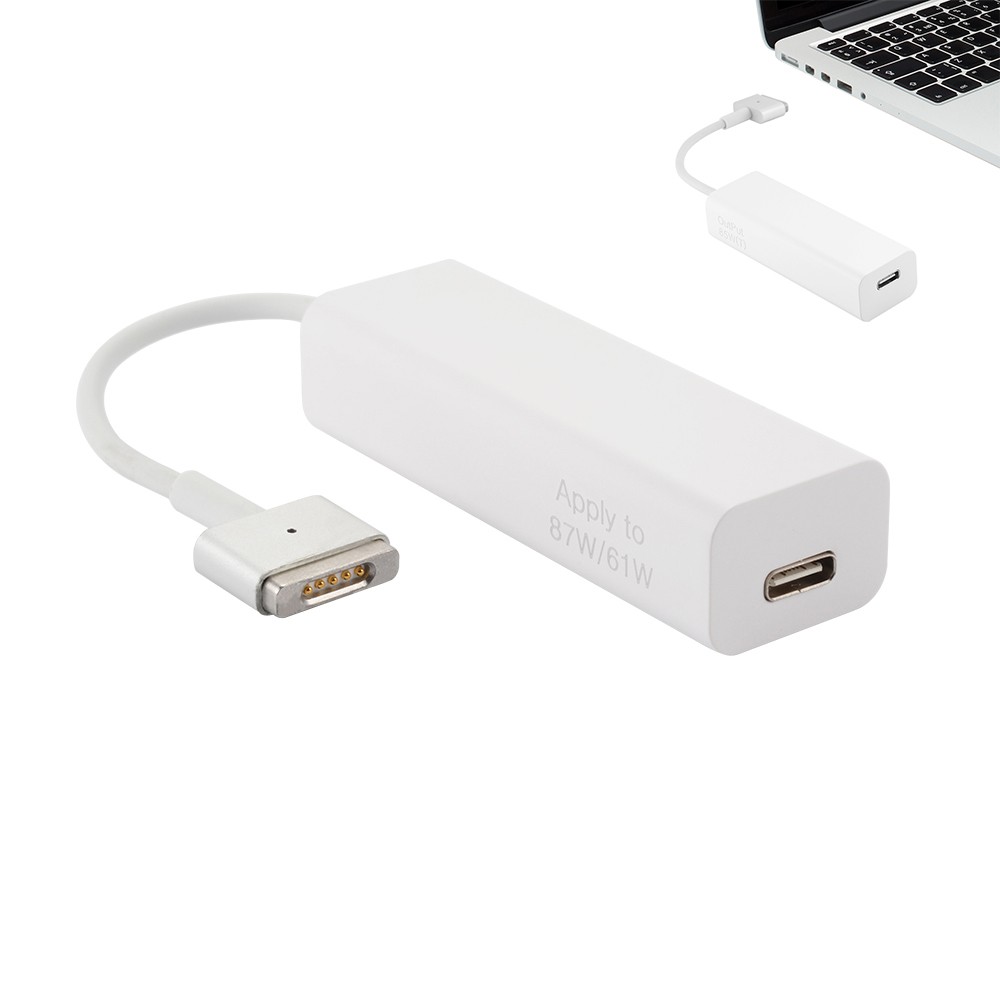 Переходник USB Type-C  - Magsafe 2 белый