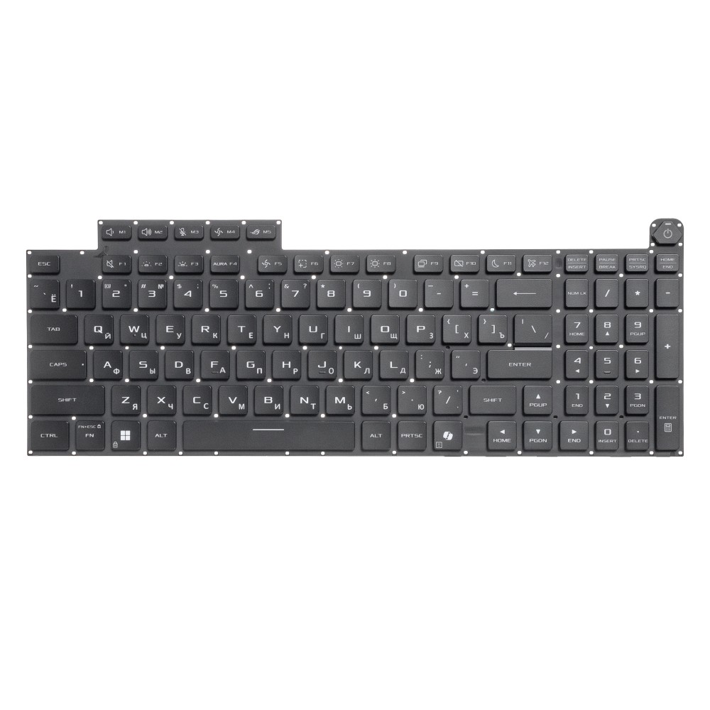 Клавиатура для ноутбука Asus ROG Strix G18 G815LW с RGB подсветкой (PER KEY)