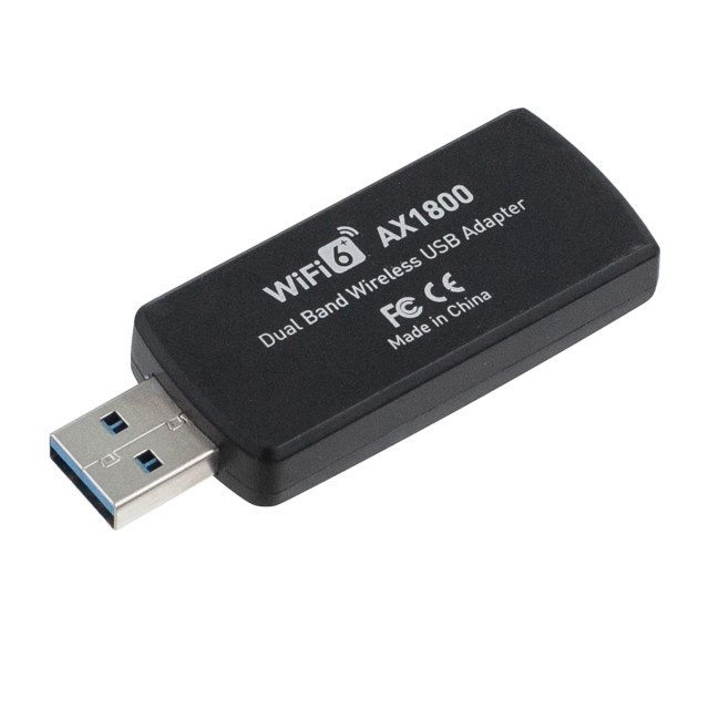 Адаптер Wi-Fi 6 AX1800 интерфейс USB 3.0, RTL8832AU
