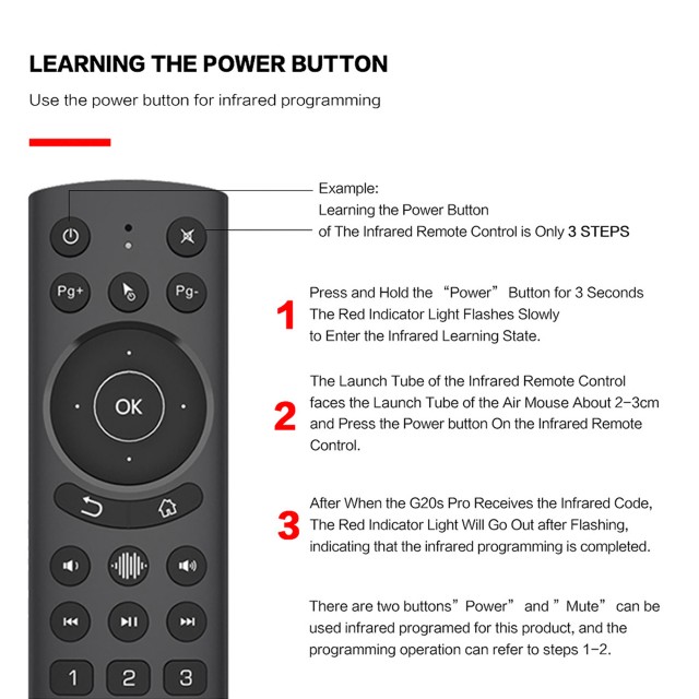 Пульт Air Mouse G20S Pro для Android TV с гироскопом и голосовым управлением