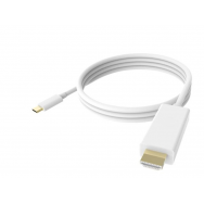 Кабель USB Type-C - HDMI 1.8 м - белый