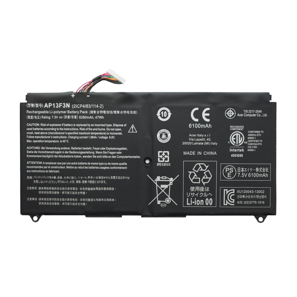 Аккумулятор (батарея) для Acer Aspire S7-392