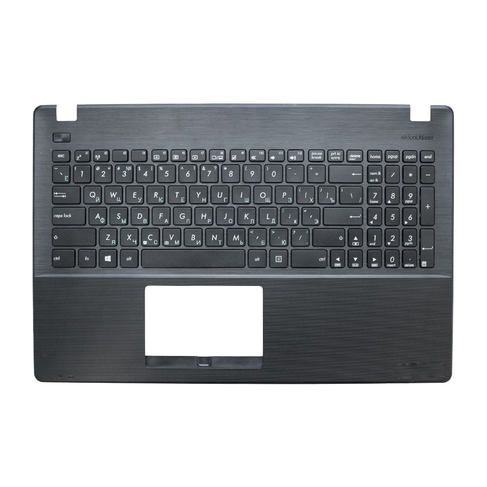 Топ-панель с клавиатурой для Asus R512 черная
