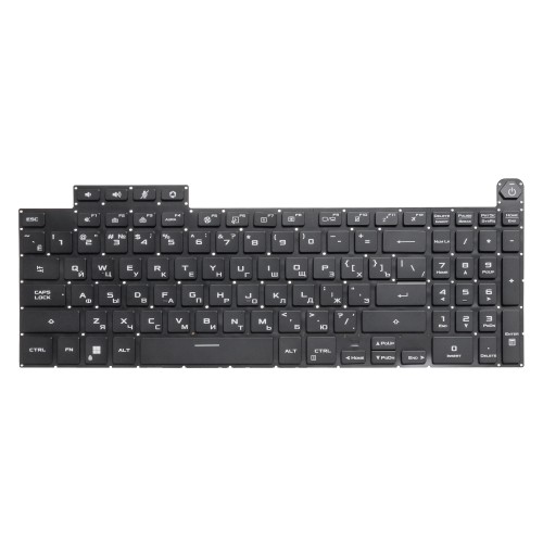  Клавиатура для Asus TUF Gaming A17 FA707RR с RGB подсветкой (версия 2)