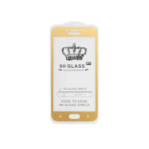 Защитное стекло Samsung Galaxy J2 (2018)/J2 Pro SM-J250F золотое