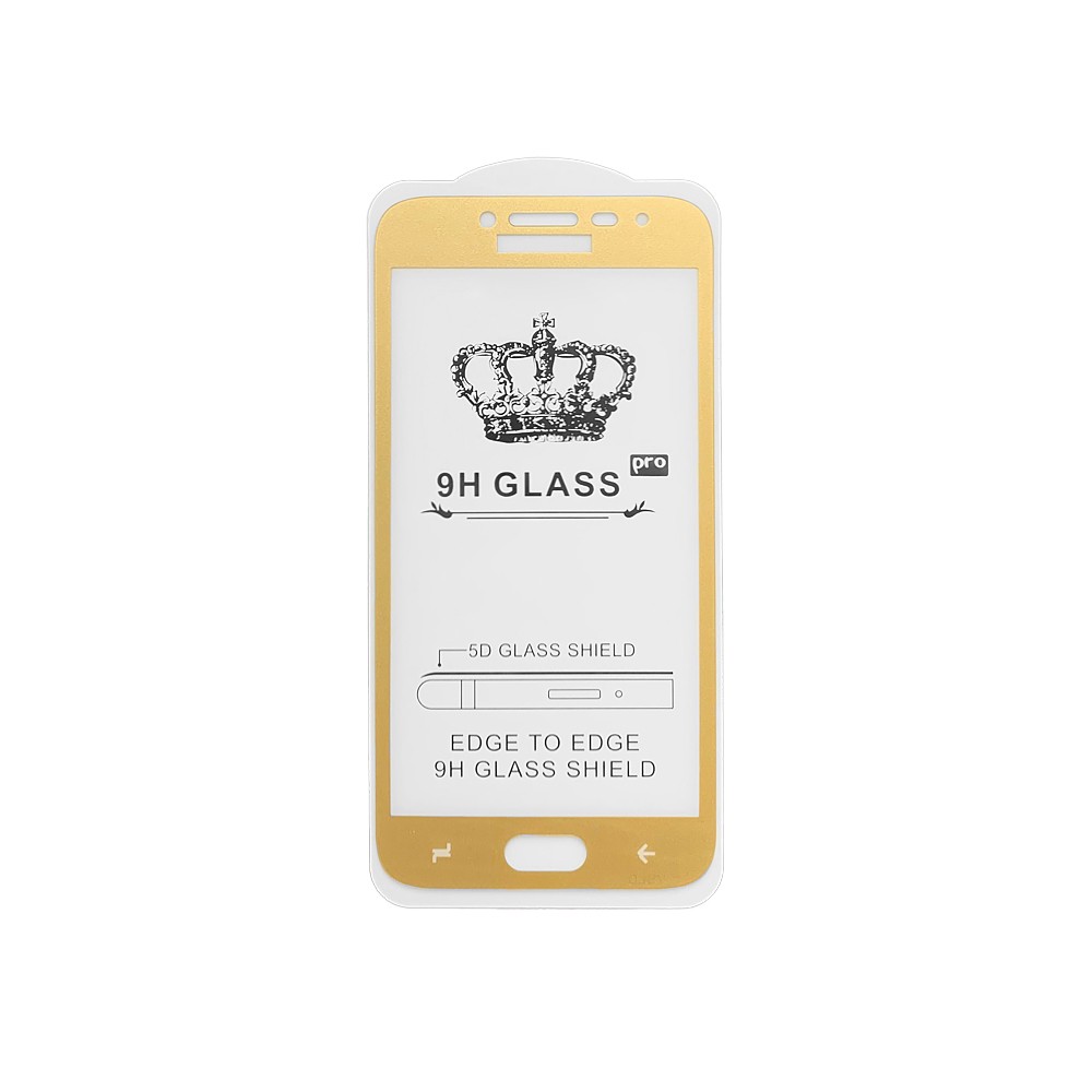 Защитное стекло Samsung Galaxy J2 (2018)/J2 Pro SM-J250F золотое