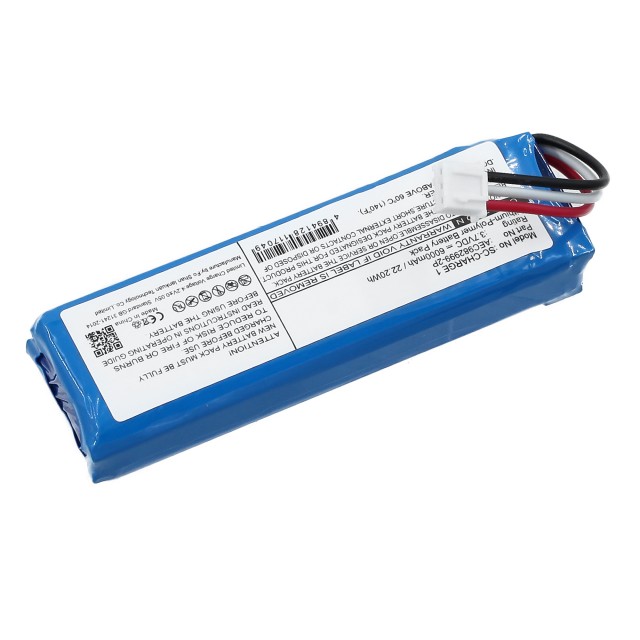Аккумулятор AEC982999-2P для JBL Charge - 3.7V 6000mah (22.20Wh)