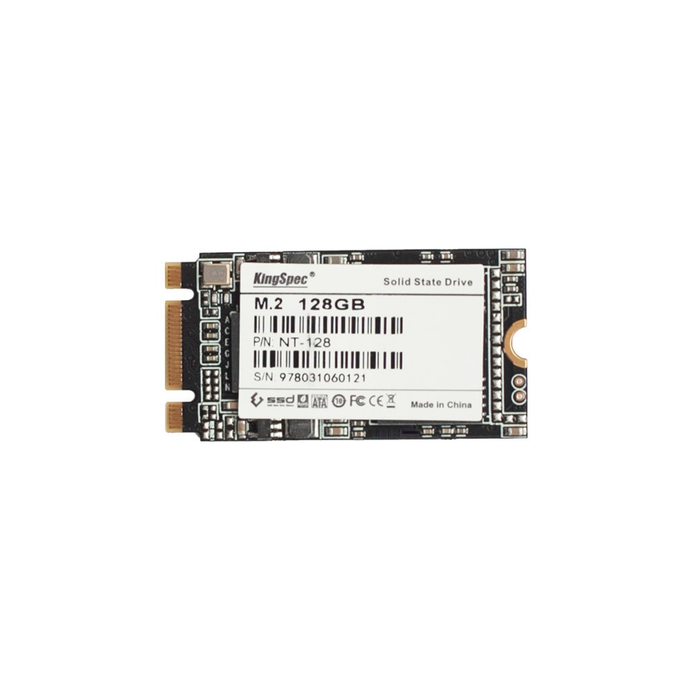 SSD диск M.2 (NGFF) - KingSpec 128Gb, SATA 6GB/s
