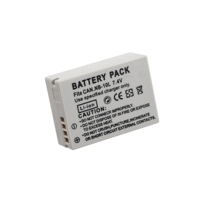 Аккумулятор NB-10L для Canon PowerShot G1 X, G15, SX40, SX50 - 920mah