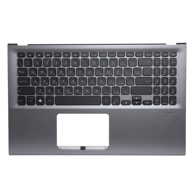 Топкейс с клавиатурой для Asus VivoBook X512JP - серый с подсветкой