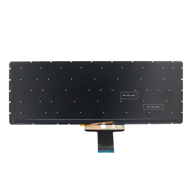 Клавиатура для Asus VivoBook K413FA серебристая с подсветкой