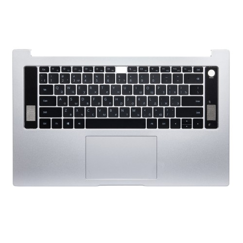 Топ-панель с клавиатурой для Honor MagicBook Pro HLY-W19R - серебристая