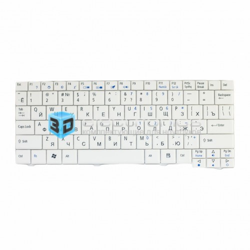 Клавиатура для ACER ASPIRE ONE PRO 531h белая