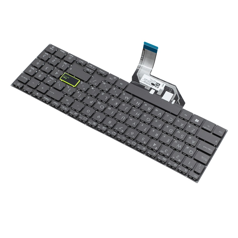 Клавиатура для Asus VivoBook K513EQ серая с подсветкой