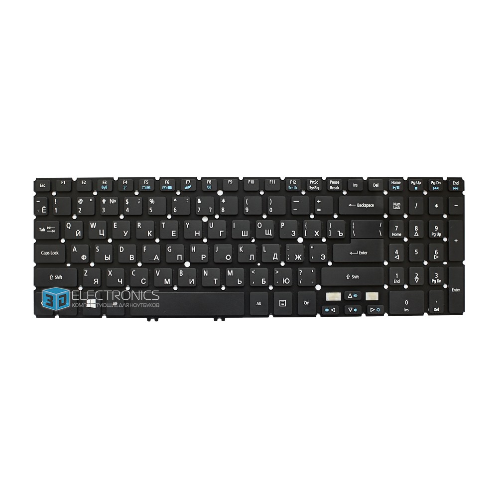 Клавиатура для ACER ASPIRE TIMELINE ULTRA M5-581TG черная