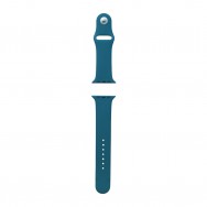 Ремень для Apple Watch 38-40мм (силикон) - тёмно-синий