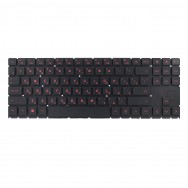 Клавиатура для HP OMEN 15-EN1000 с подсветкой (красная)