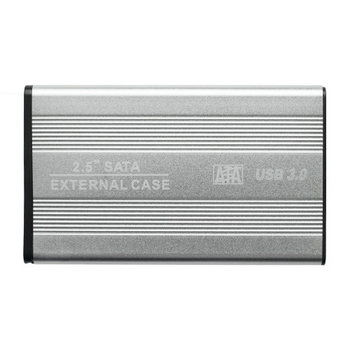 Бокс для жесткого диска 2.5" - USB 3.0 алюминиевый (серебро)