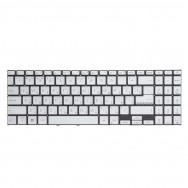 Клавиатура для Asus VivoBook 15 X1502ZA серебристая с подсветкой