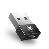 Адаптер, переходник Baseus Exquisite USB Male to Type-C Adapter Converter (CATJQ-A01) - черный