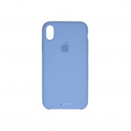 Чехол для iPhone XR силиконовый (голубой)