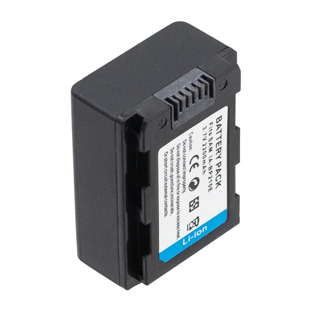 Аккумулятор IA-BP210E для Samsung HMX-H200 | HMX-H300 | HMX-H200BP | SMX-F40 | HMX-S15BP - 2200mah