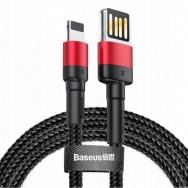 Кабель Baseus Cafule Cable (special edition) USB For iP 2.4A 1M (CALKLF) черный