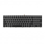 Клавиатура для HP ProBook 450 G5 с подсветкой (серая рамка)