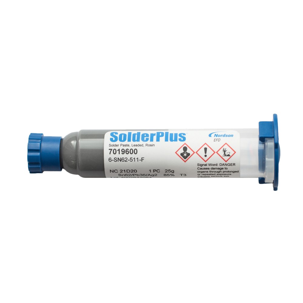 Паяльная паста EFD SolderPlus 6-SN62-511-F (25g) безотмывочная