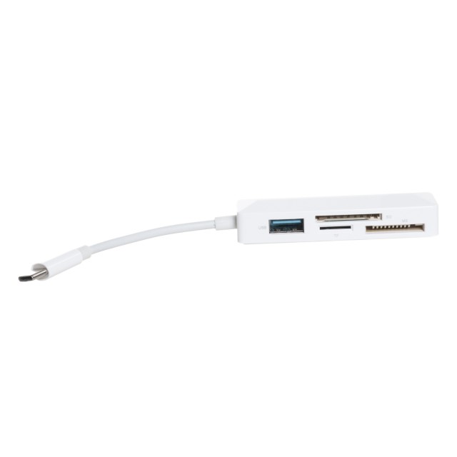 Адаптер Type-C - USB + MS + SD + TF для iPhone и iPad (Type-C to USB Adapter)