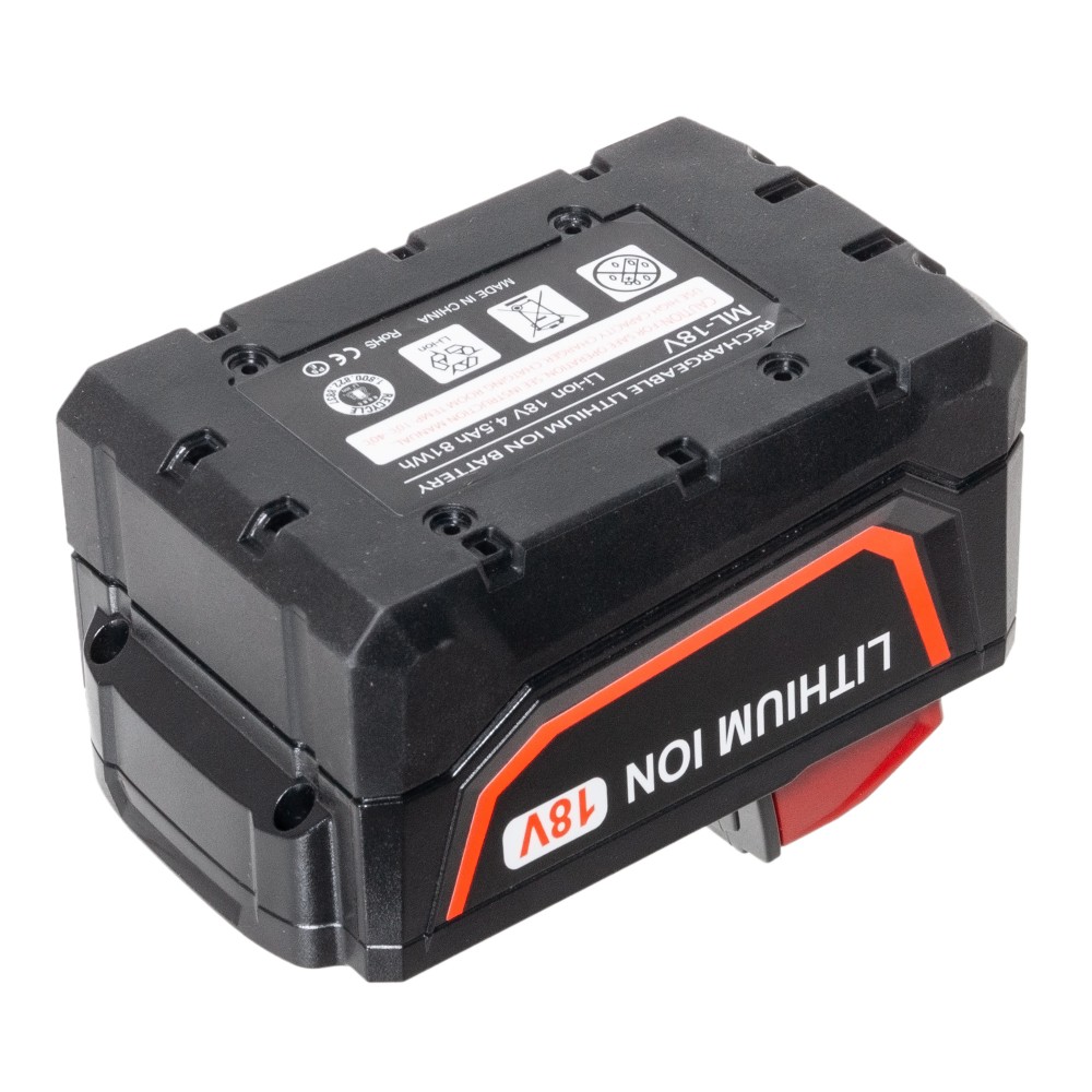 Аккумулятор для Milwaukee M18 B5 | M18 BDD-0 | M18 GG-201C | M18 B2 | HD18 HIW-402С | M18 BDD-202C - 4500mah