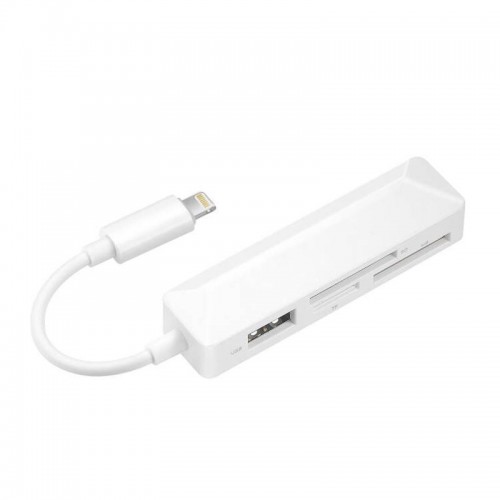 Адаптер Lightning - USB + MS + SD + TF для iPhone и iPad (Lightning to USB Adapter)