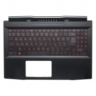 Топкейс с клавиатурой для MSI Katana GF66 12UD с подсветкой
