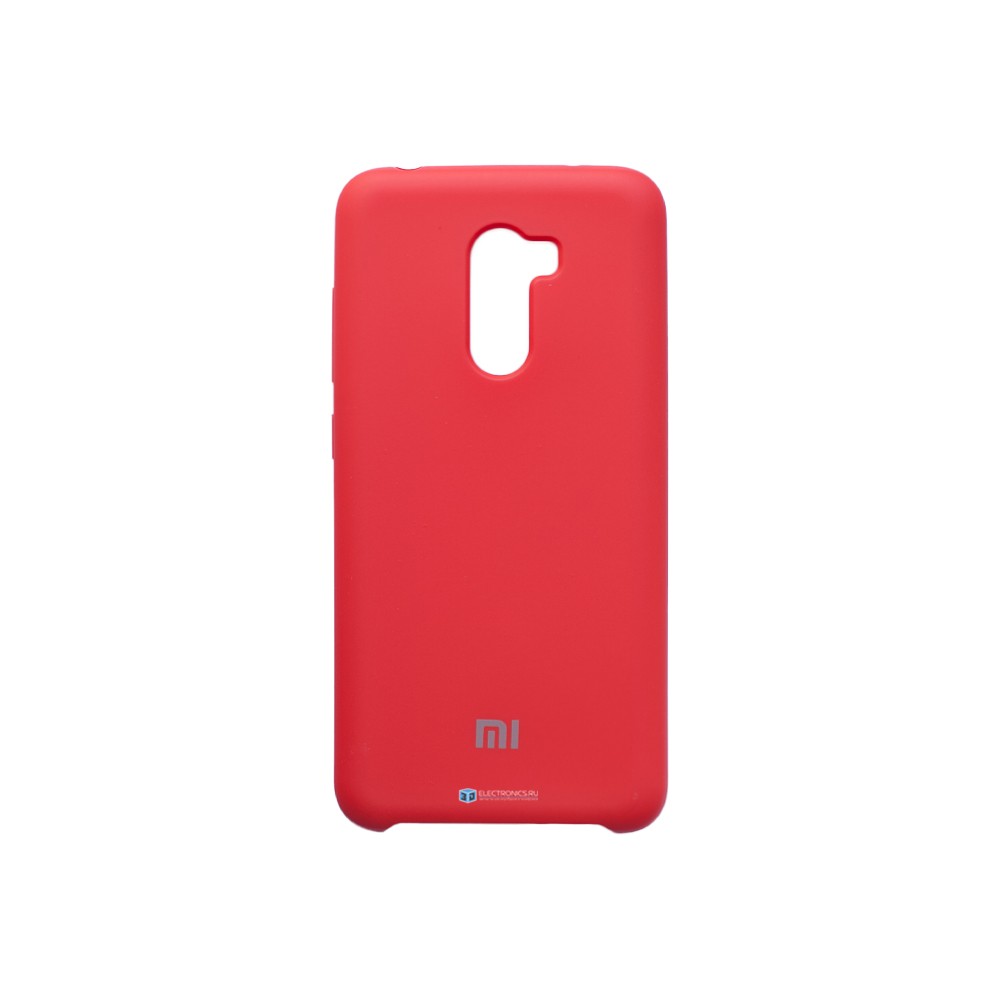Чехол для Xiaomi Pocophone F1 силиконовый (красный)