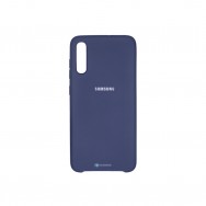 Чехол для Samsung Galaxy A70 SM-A705F силиконовый (тёмно-синий)