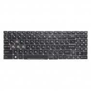 Клавиатура для ноутбука MSI Vector GP68 HX 12VH с подсветкой (RGB Per-Key)