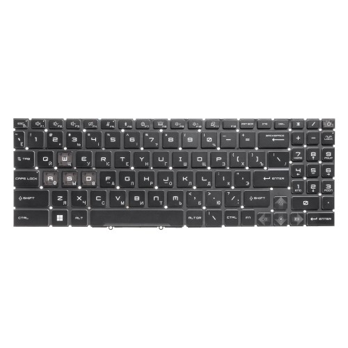 Клавиатура для ноутбука MSI Vector 16 HX A13VHG с подсветкой (RGB Per-Key)
