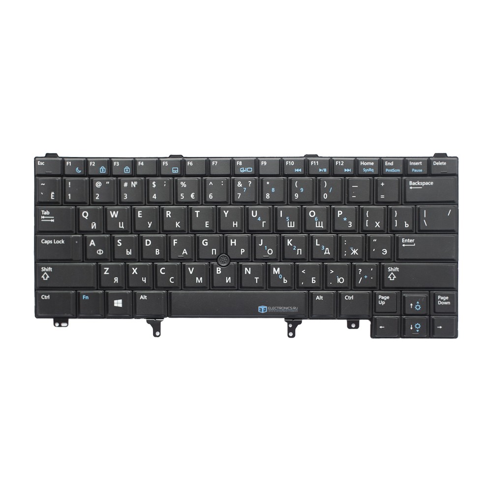Клавиатура для Dell Latitude E5420 с трекпоинтом