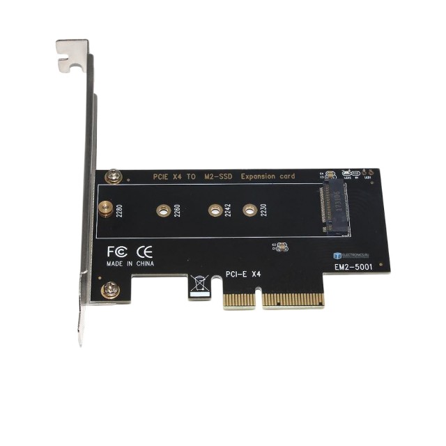 Адаптер для установки SSD M.2 (NVMe) в слот PCI-E 3.0 x4