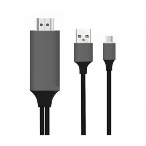 Кабель Type-C - HDMI (4K 2m) - Черный