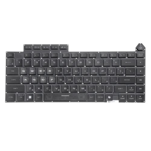 Клавиатура для ноутбука Asus ROG Strix G16 G615JPR с RGB подсветкой (4-ZONE)