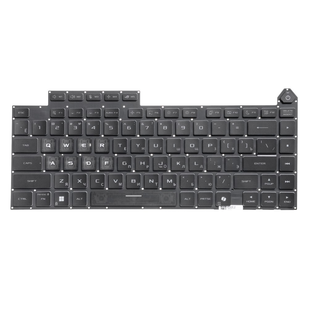 Клавиатура для ноутбука Asus ROG Strix G16 G615JPR с RGB подсветкой (4-ZONE)