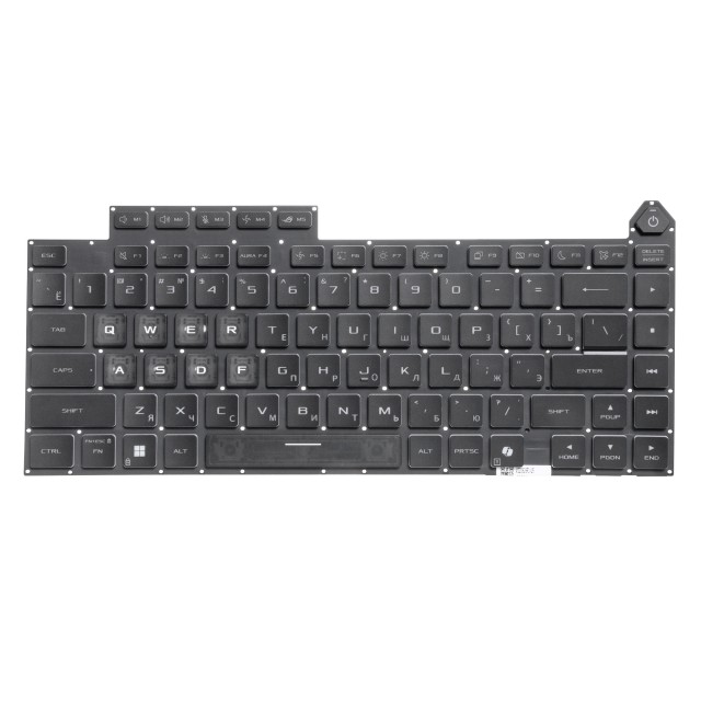 Клавиатура для ноутбука Asus ROG Strix G16 G615JPR с RGB подсветкой (4-ZONE)