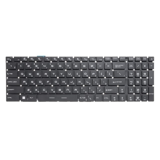 Клавиатура для ноутбука MSI Alpha 17 C7VF с подсветкой (RGB Per-Key)