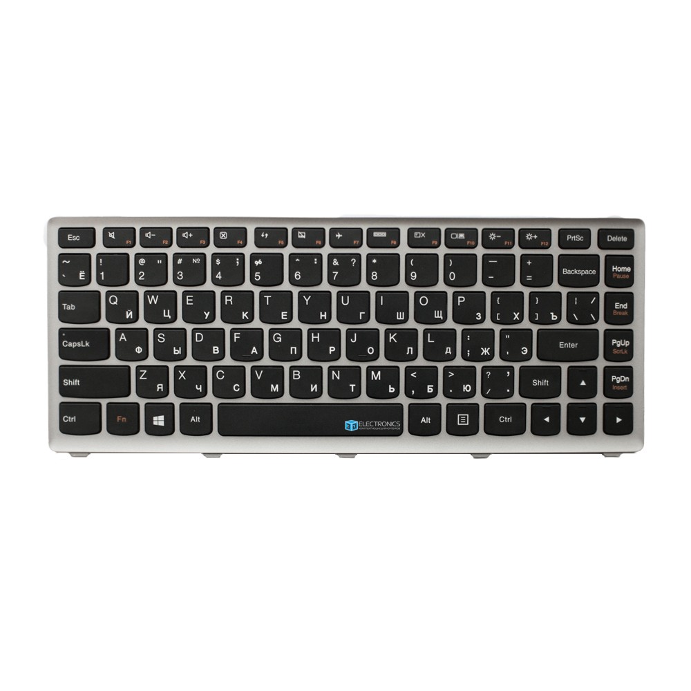 Клавиатура для Lenovo IdeaPad S405 (серая рамка)