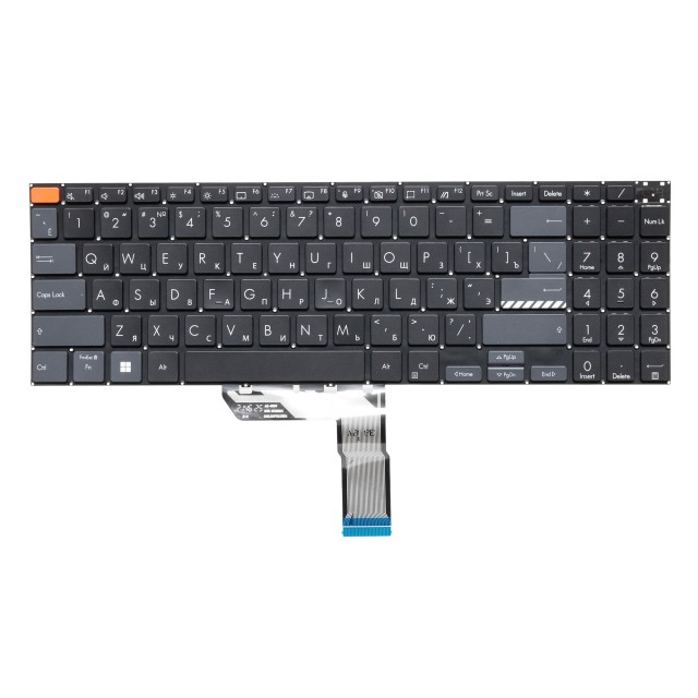 Клавиатура для Asus VivoBook Pro 15 OLED K3500PC черная с подсветкой - версия 2