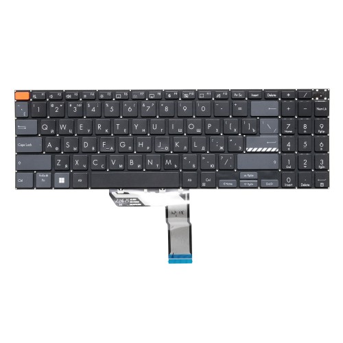 Клавиатура для Asus VivoBook Pro 15 OLED K3500PC черная с подсветкой - версия 2