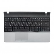 Клавиатура (топкейс) для Samsung 300E5A черно-серый