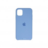 Чехол для iPhone 11 силиконовый (голубой)