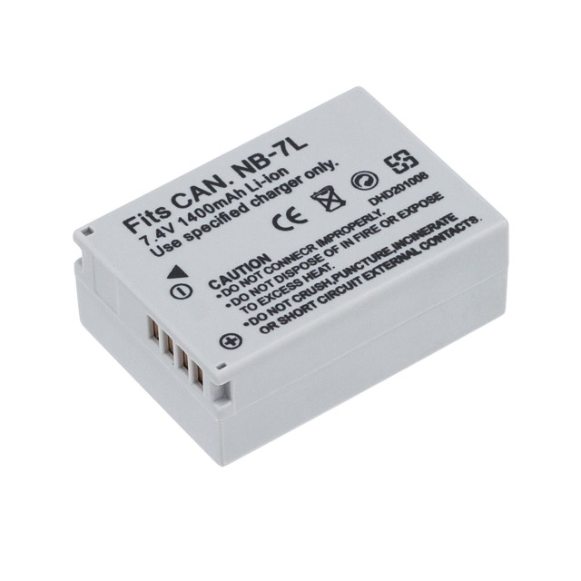 Аккумулятор NB-7L для фотоаппаратов Canon PowerShot - 1400mAh